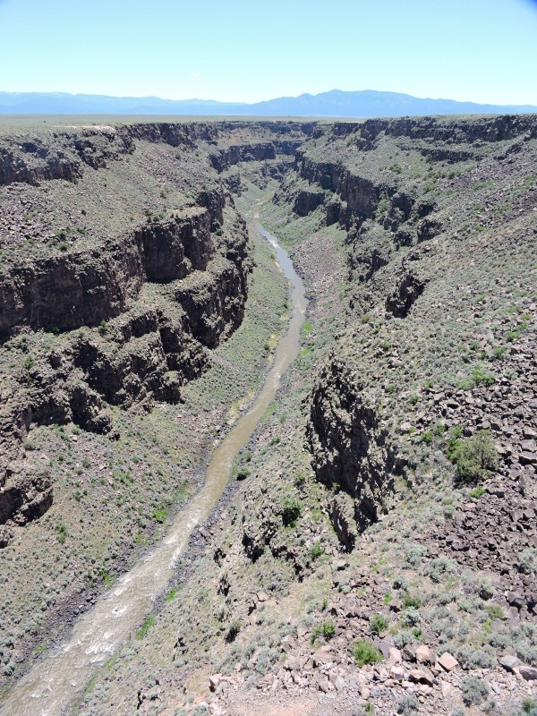 View from the Rio Grande Gorge Bridge