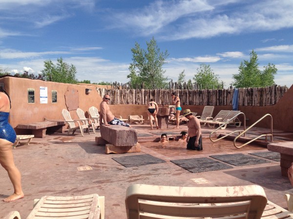Mud bath at Ojo Caliente Spa