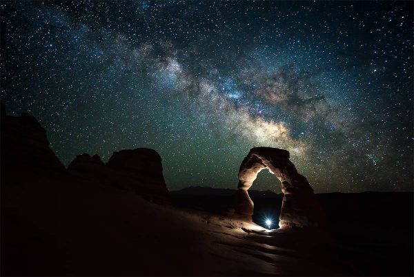 Milky Way over Delicate Arch at Arches National Park (photo credit: James Brandon)