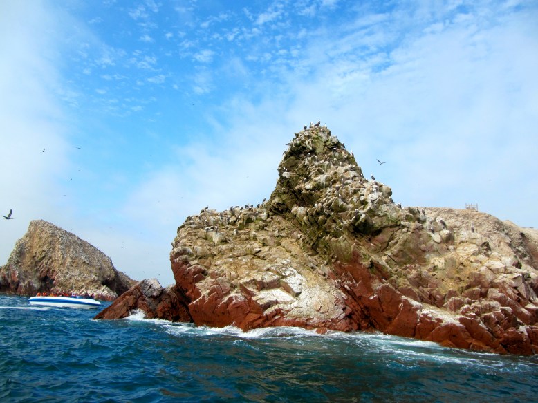 One of the bird islands in Islas Ballestas near Paracas.