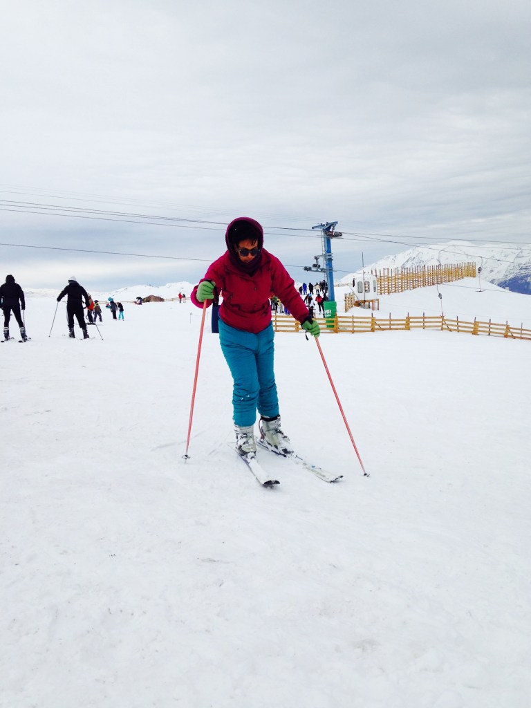 My ever-so graceful self